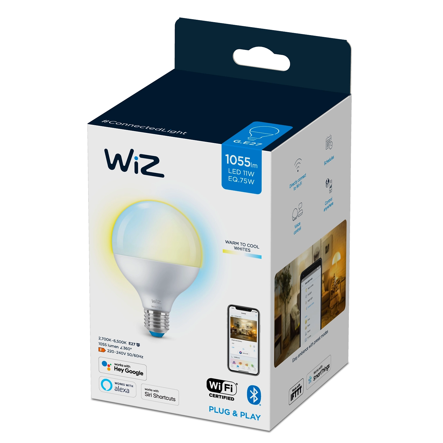 Светодиодная лампа 75 Вт E27 WIZ Wi-Fi умная 929002451002