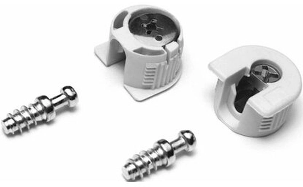 Эксцентриковая стяжка Tech-Krep белая D20мм (2 шт)