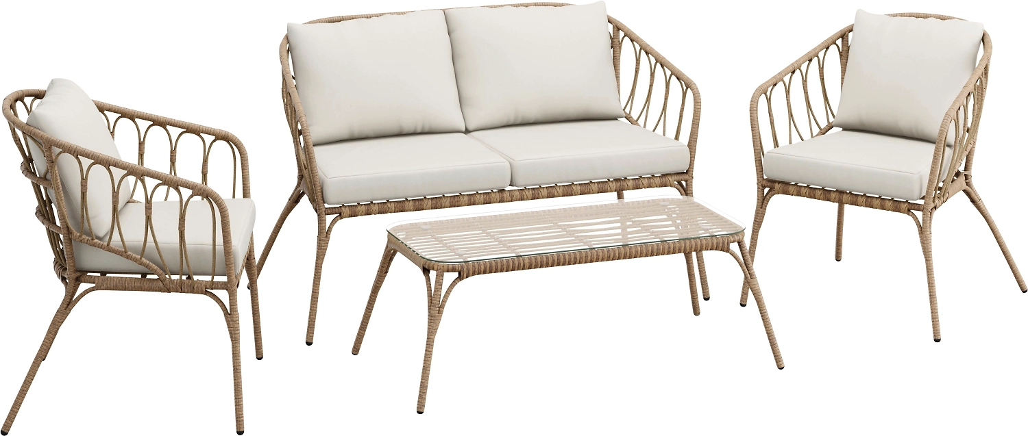 Набор мебели GORDONVALE искусственный ротанг 4 предмета