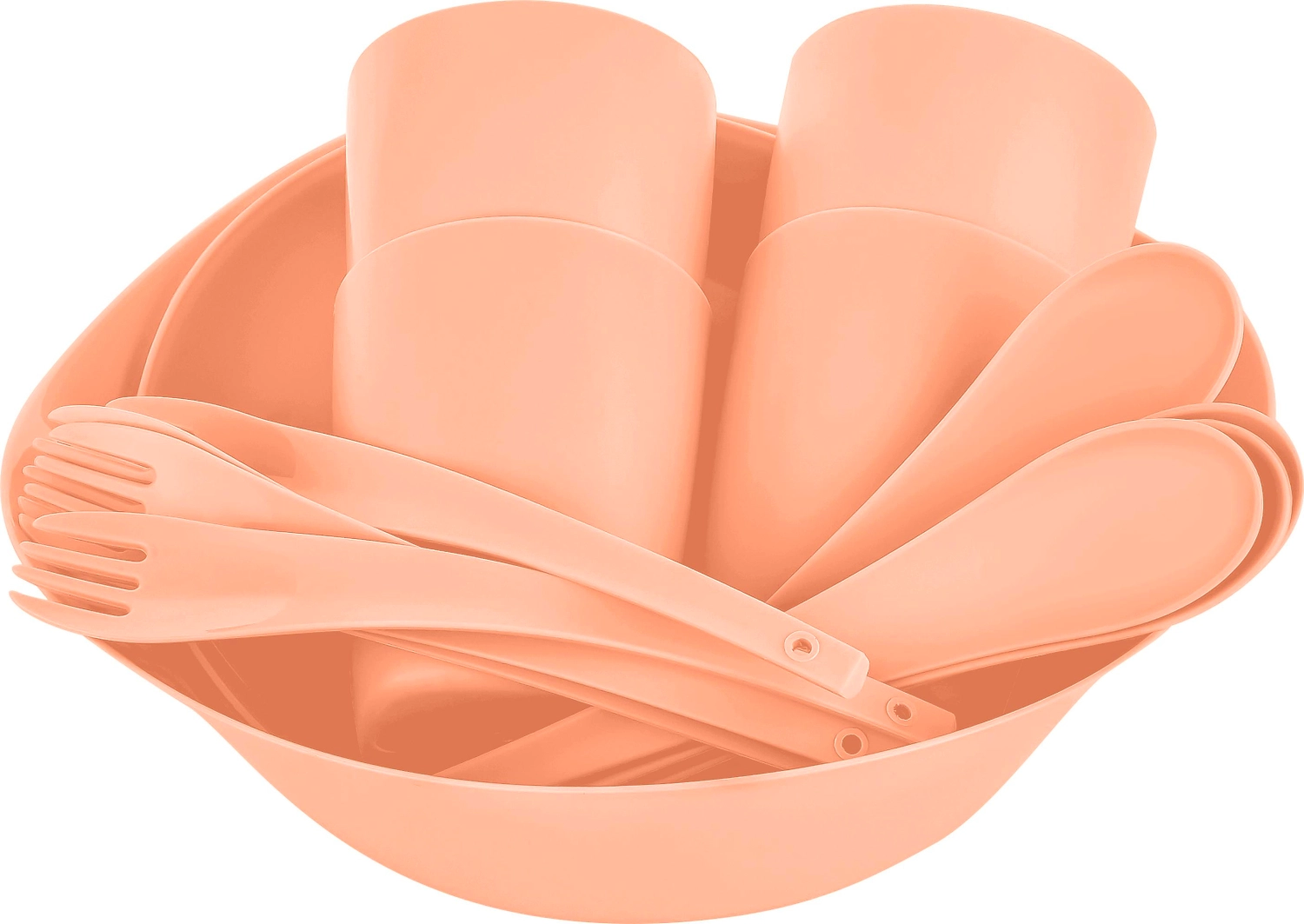 Набор для пикника helsinki персиковый 4 персоны