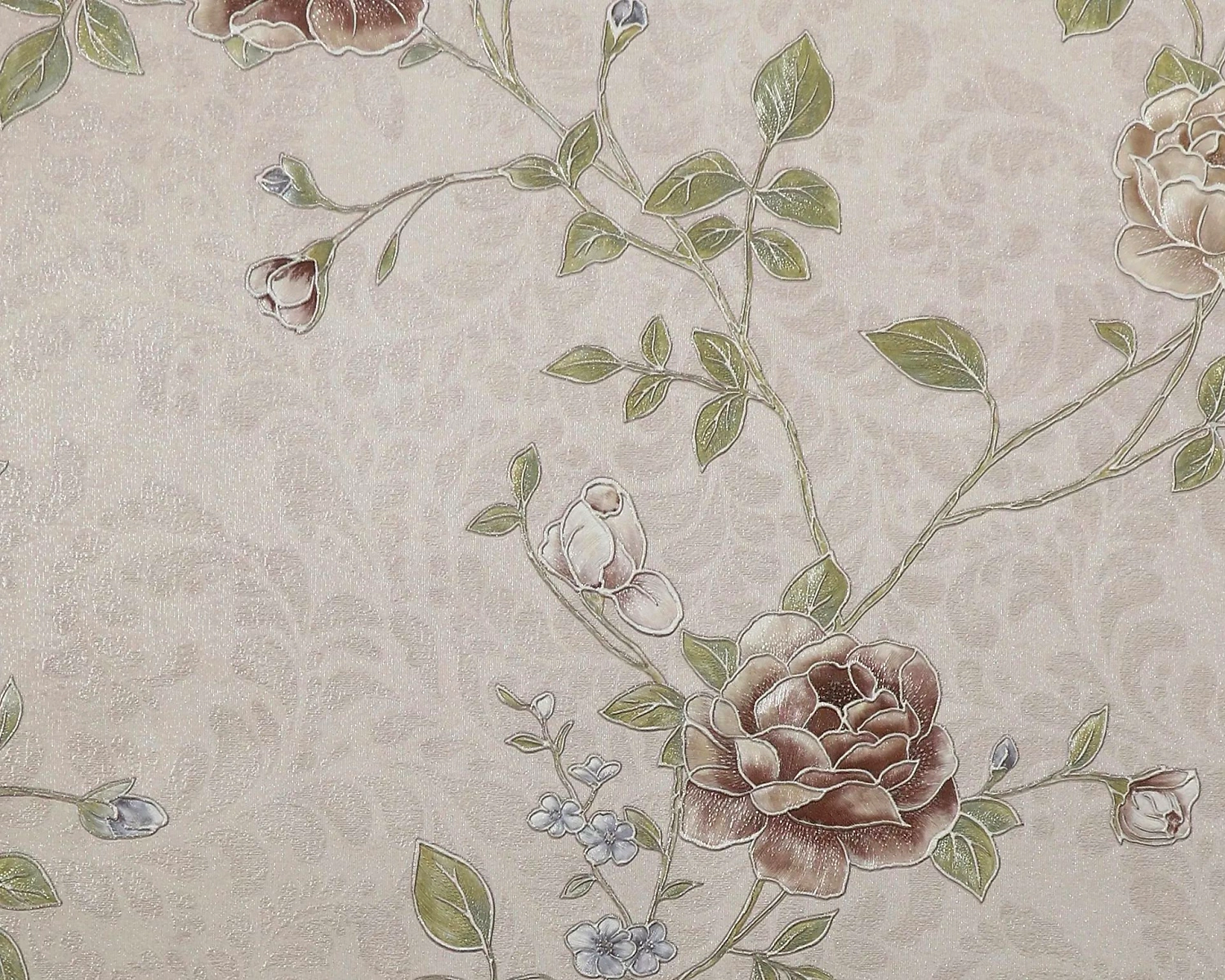 Виниловые обои Elysium Гармоника 84302 бежевые 0,53х10 м