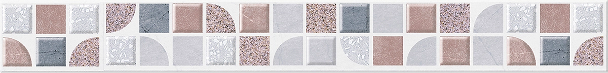 Бордюр Azori Macbeth многоцветный 6,2х50,5 см