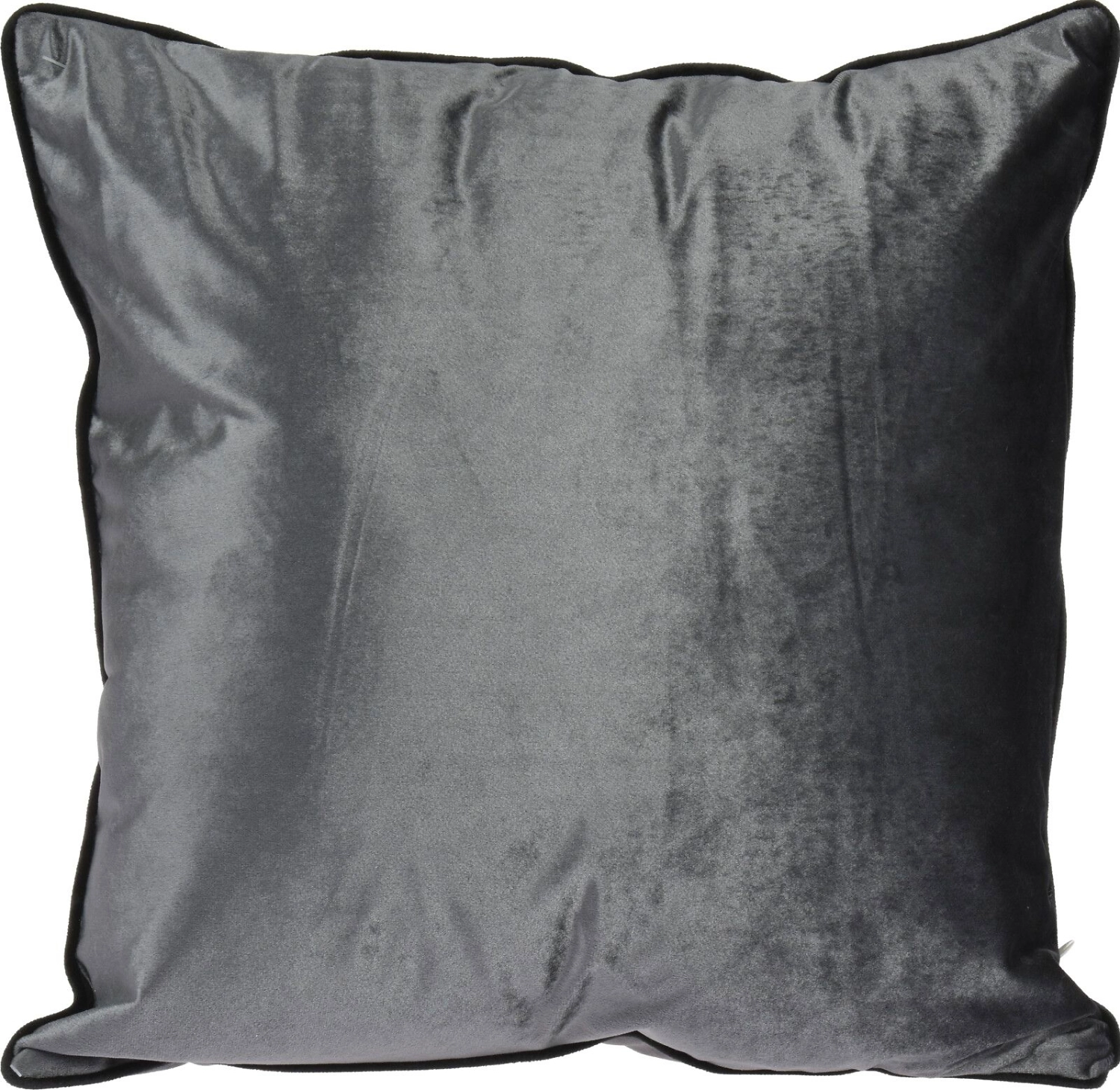 Подушка бархат полиэстер серый 45 см