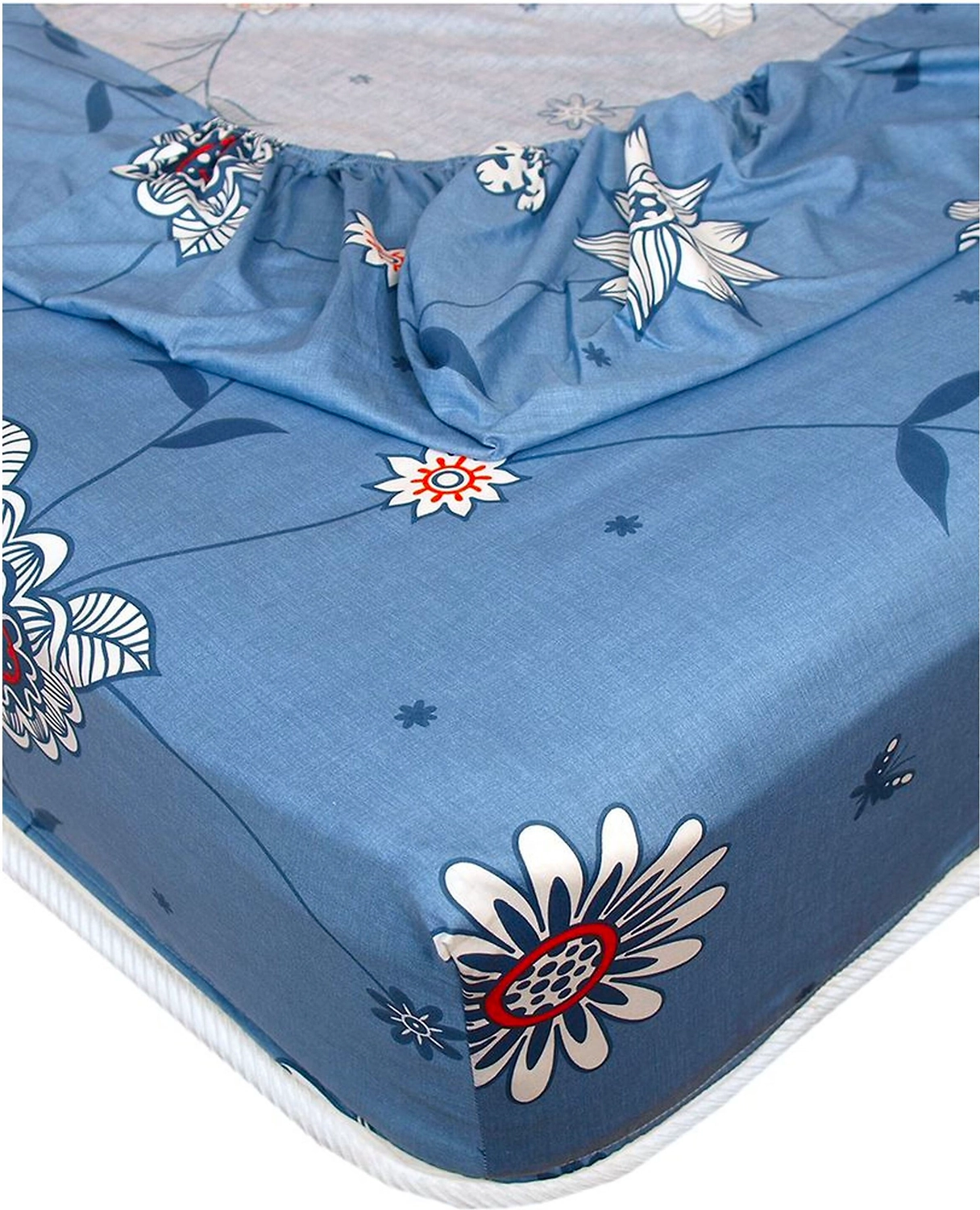 Простыня на резинке Seta Mia сатин 180х200 см