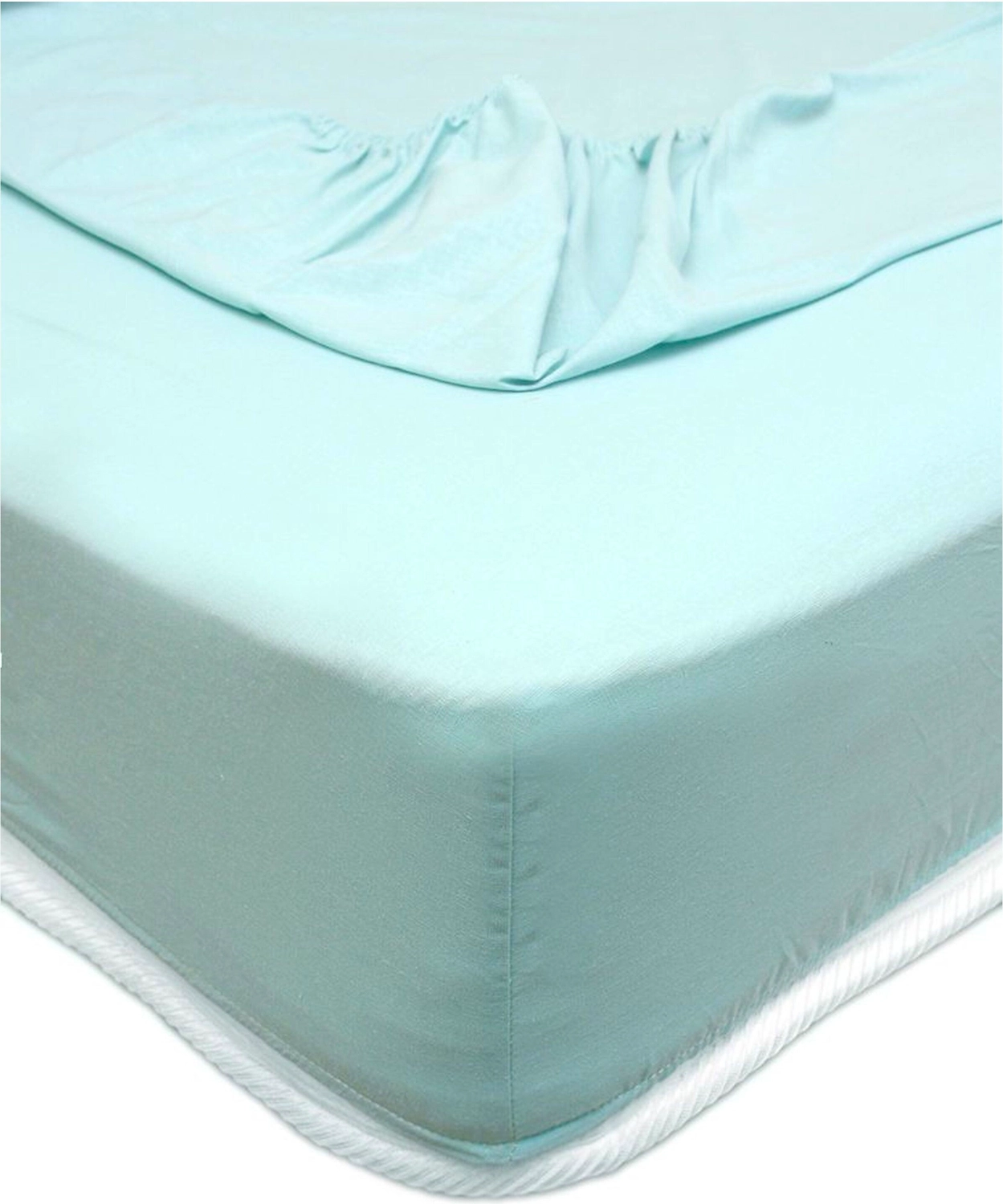 Простыня на резинке Seta бязь 215х260 см ментол