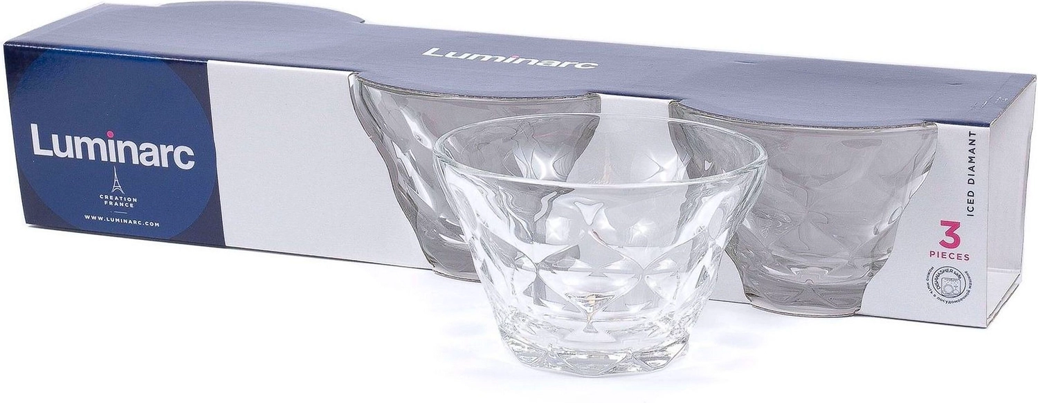 Набор креманок Luminarc Ice Diamant 350 мл 3 шт