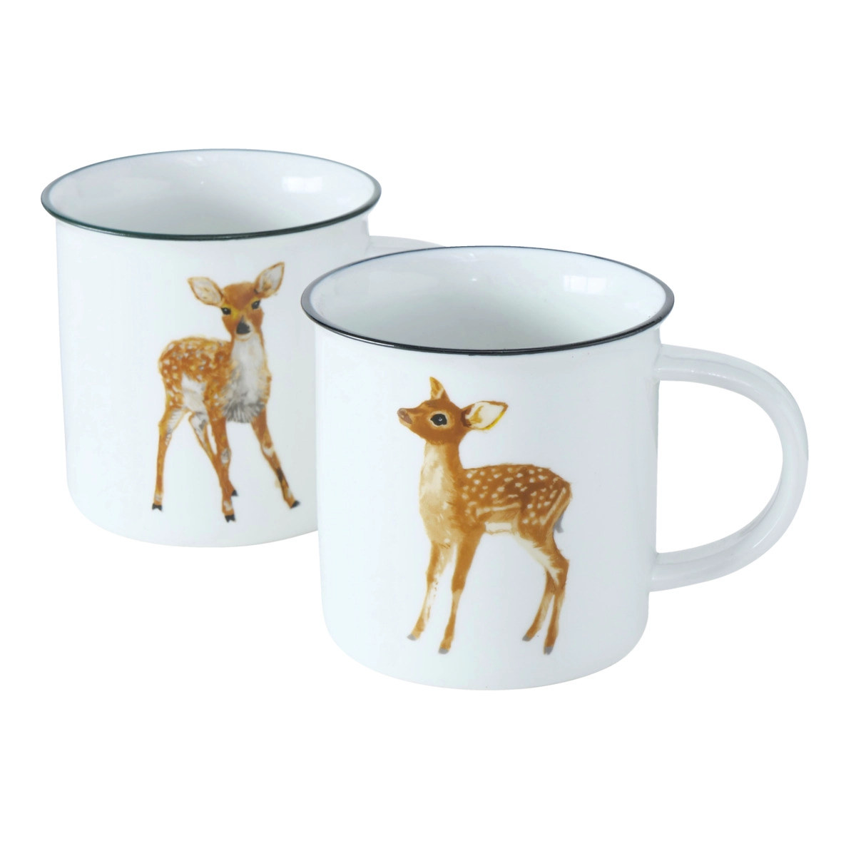 Кружка фарфоровая Bambi в ассортименте 400 мл