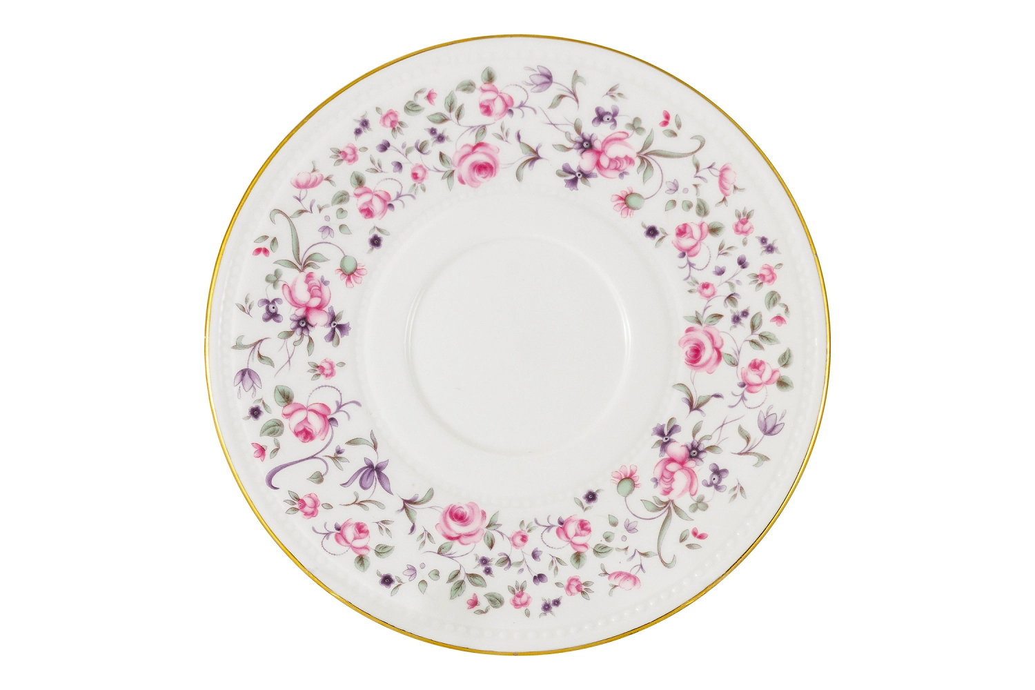 Чашка с блюдцем фарфоровая стиль 250 мл 15х7,5 см