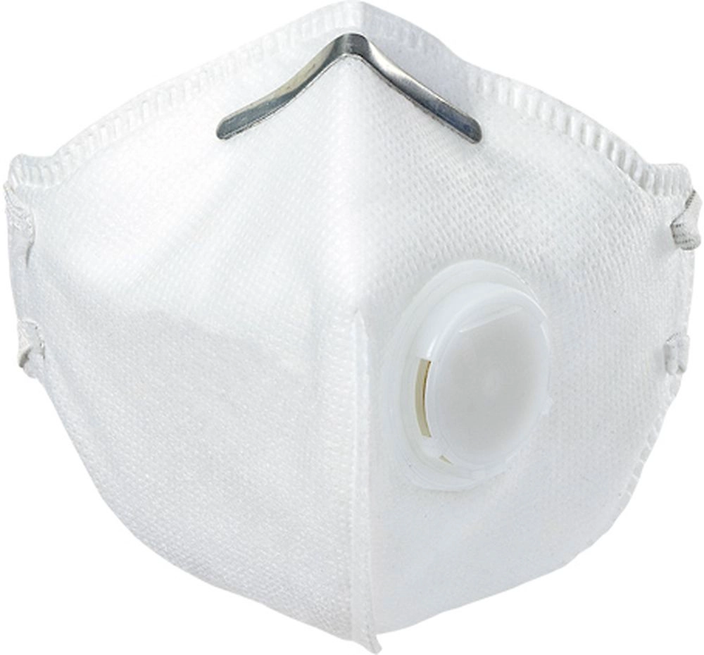 Полумаска фильтрующая складная ИСТОК 1СК FFP1 с клпаном белая