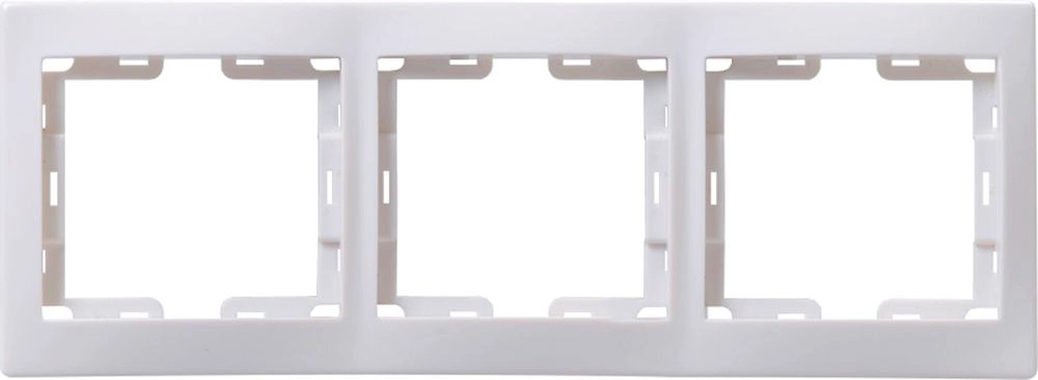 Рамка IEK КВАРТА РГ-3-КБ 3 поста белый