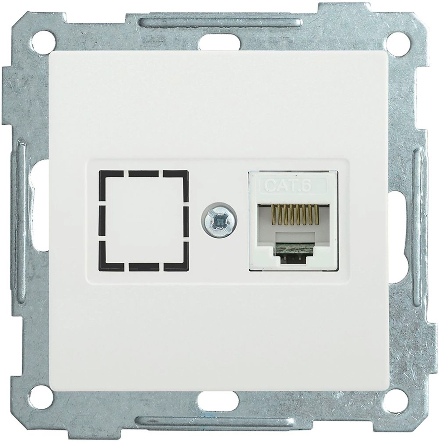 Розетка IEK BOLERO РК10-1-Б белый