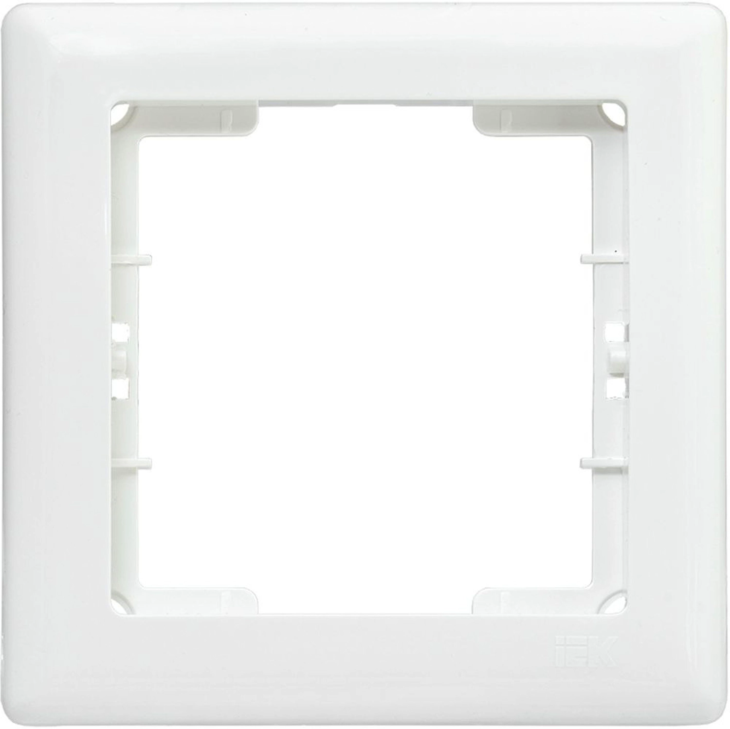 Рамка IEK BOLERO РГ-1-ББ 1 пост белый