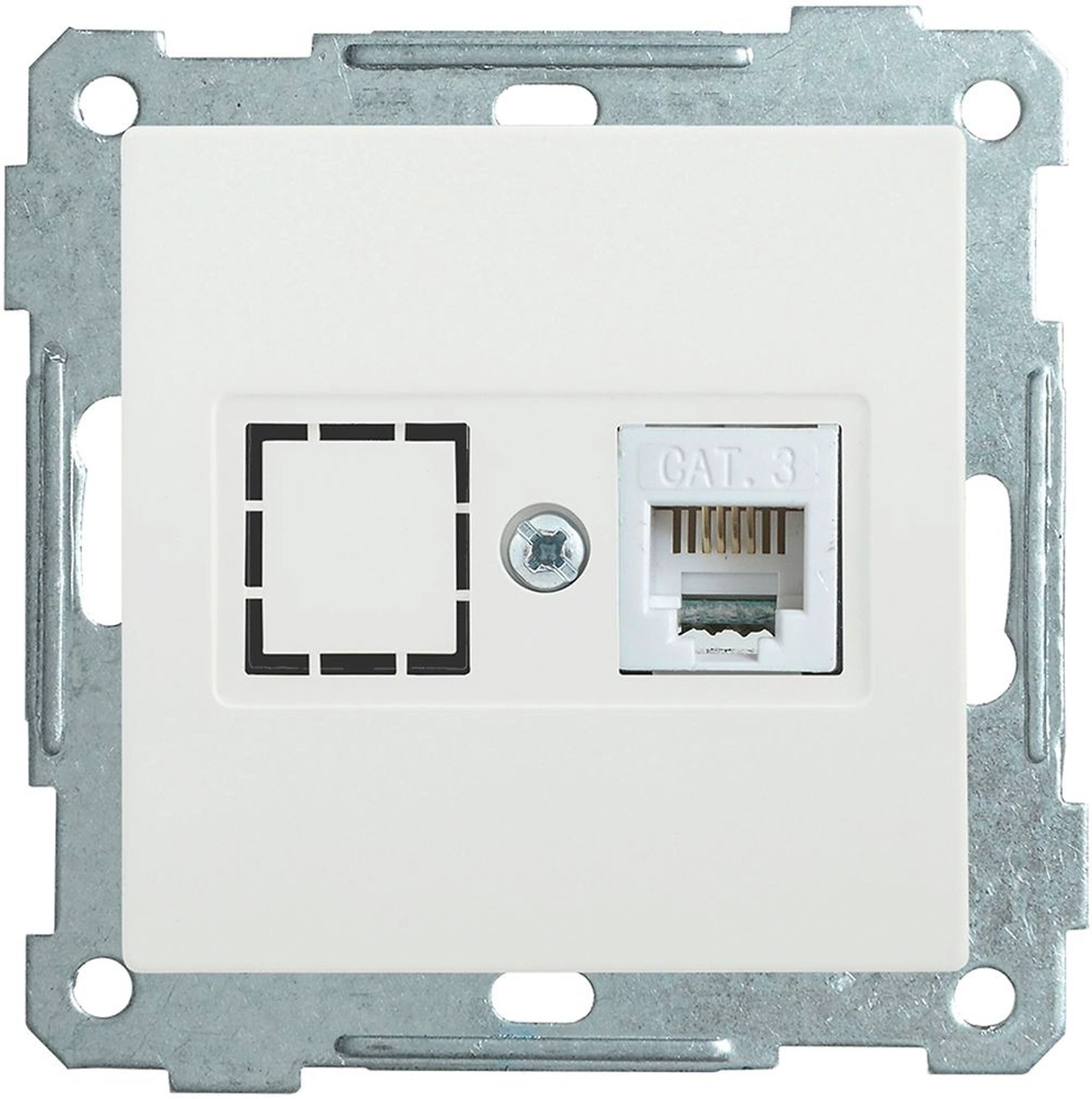 Розетка IEK BOLERO РТ12-1-Б белый