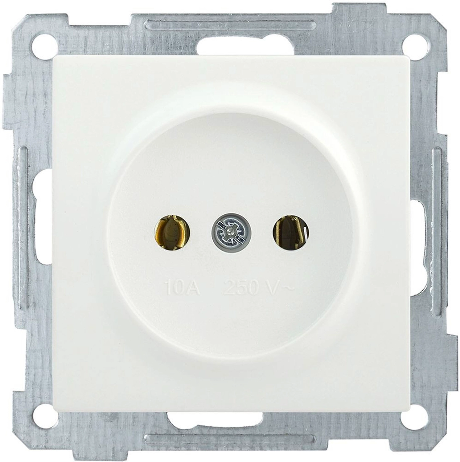 Розетка IEK BOLERO РС10-1-0-Б белый