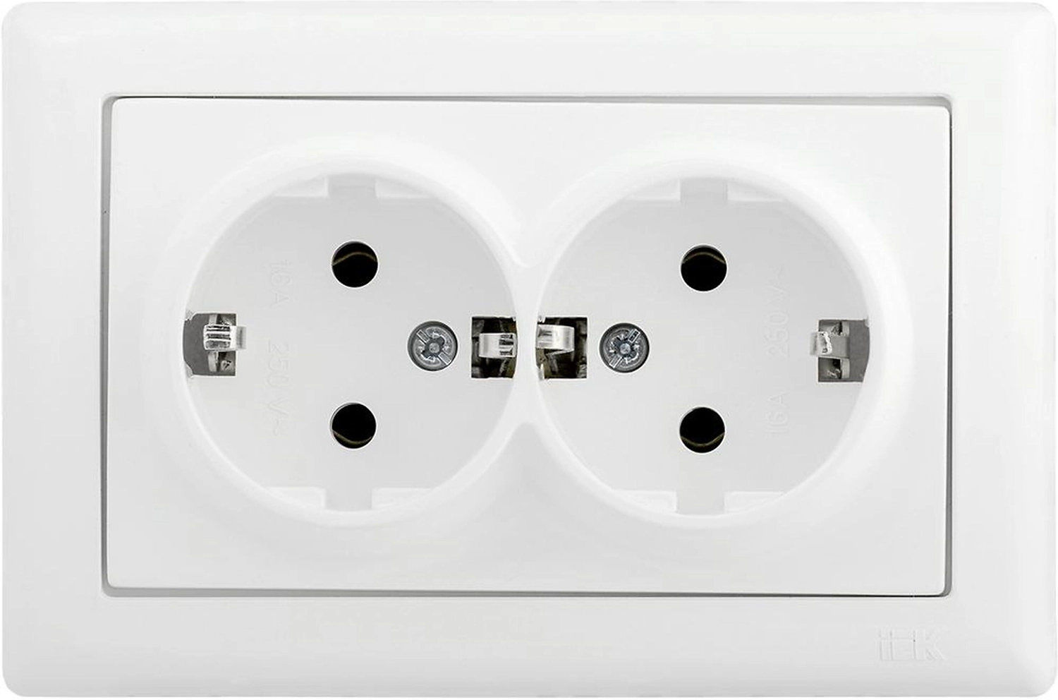 Розетка IEK BOLERO РС21-1-0-ББ белый