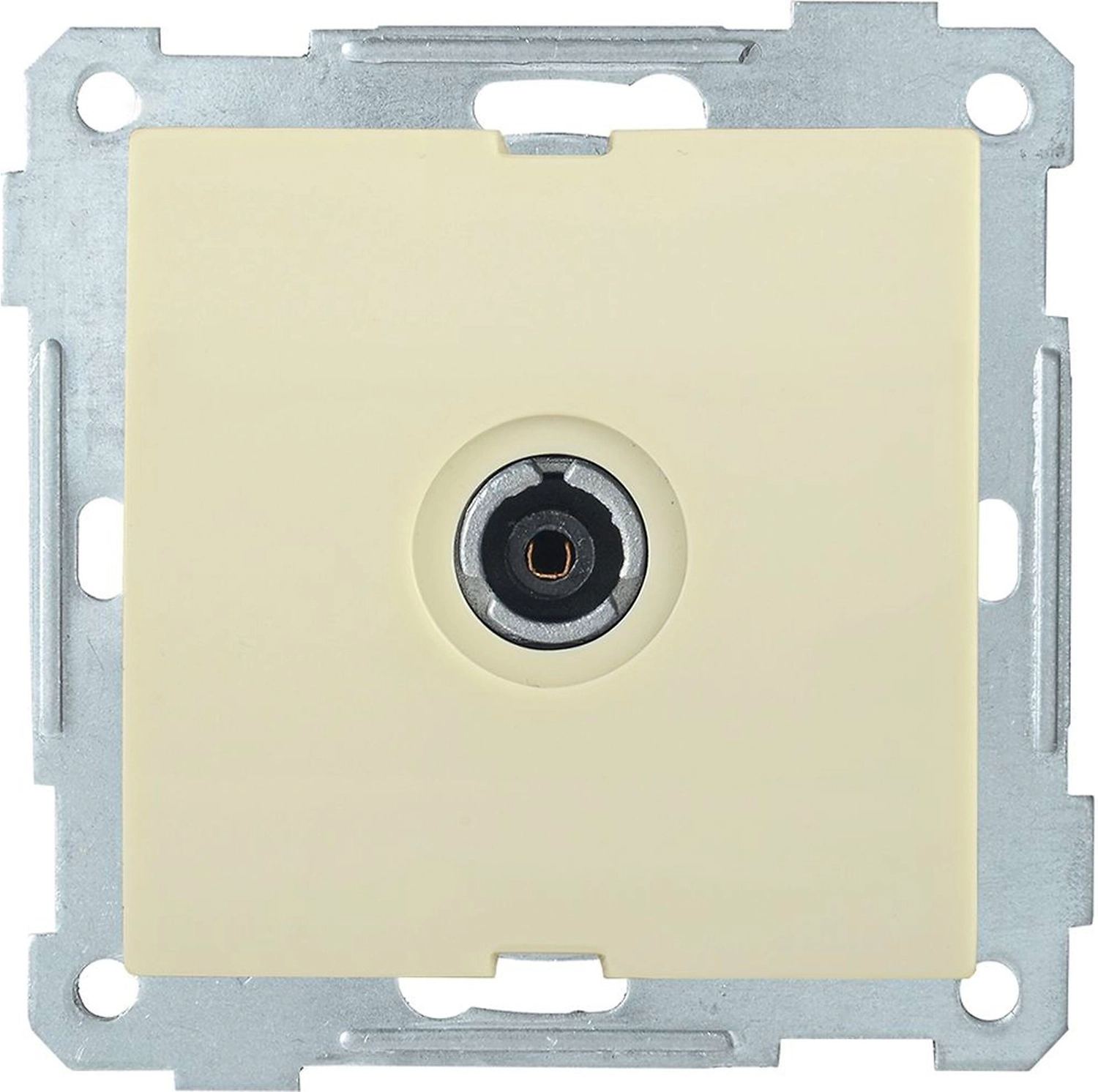 Розетка  IEK BOLERO РТВ11-0-Б кремовый