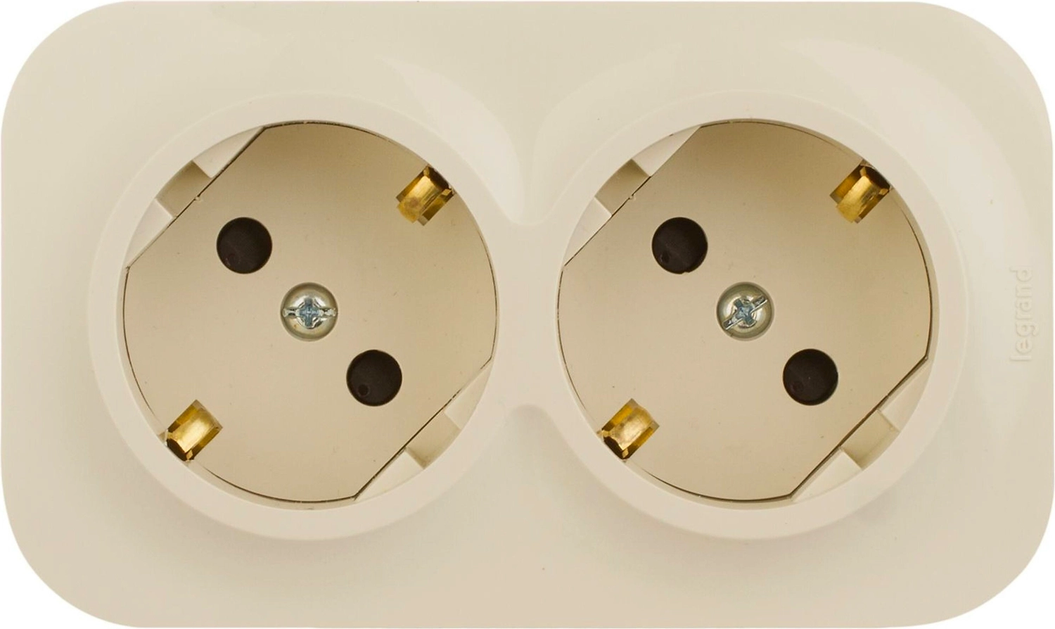 Розеточный блок Legrand Quteo 782267 слоновая кость