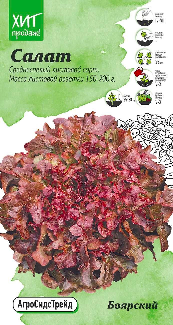 Семена Салат Боярский АСТ 1 г
