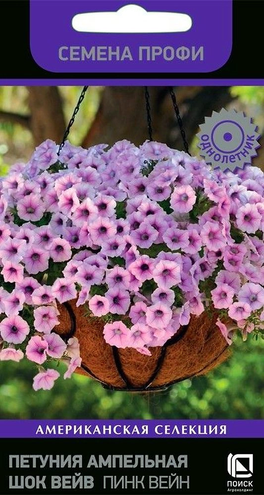 Семена Петунии Шок вейв пинк вейн 5 шт