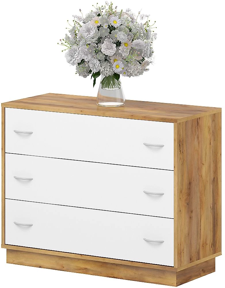 Комод напольный ФЕЛИКС 90х39х71 см белый