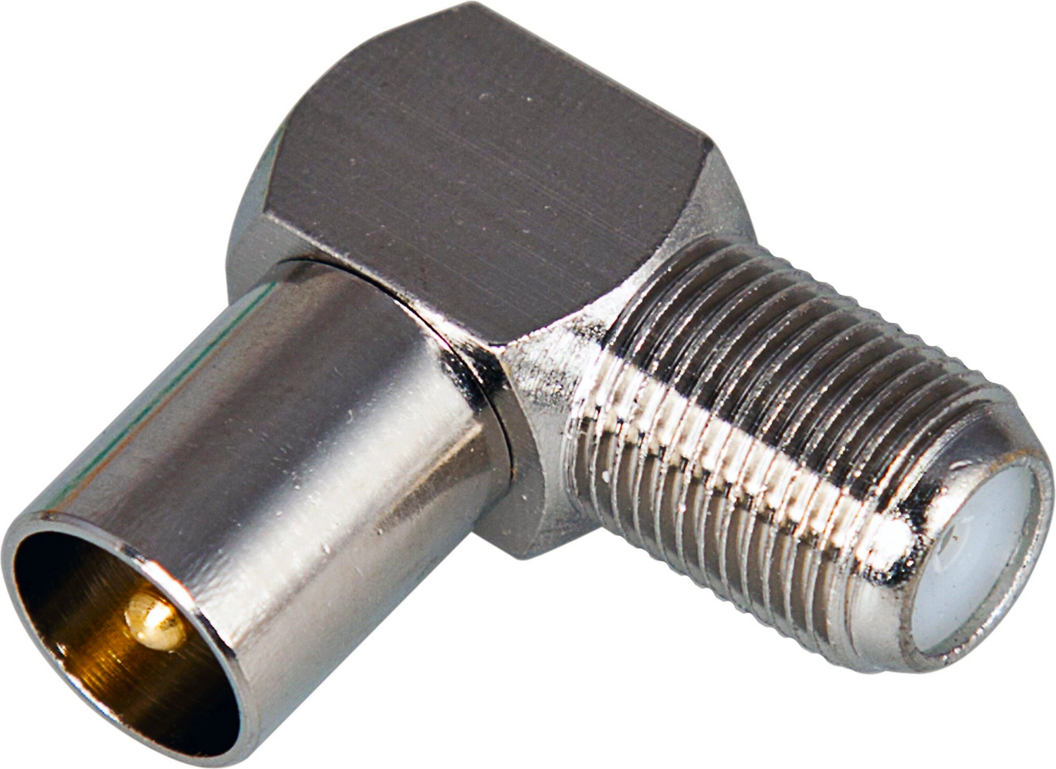 Переходник антенный Rexant Ш- TV/Г- F угловой