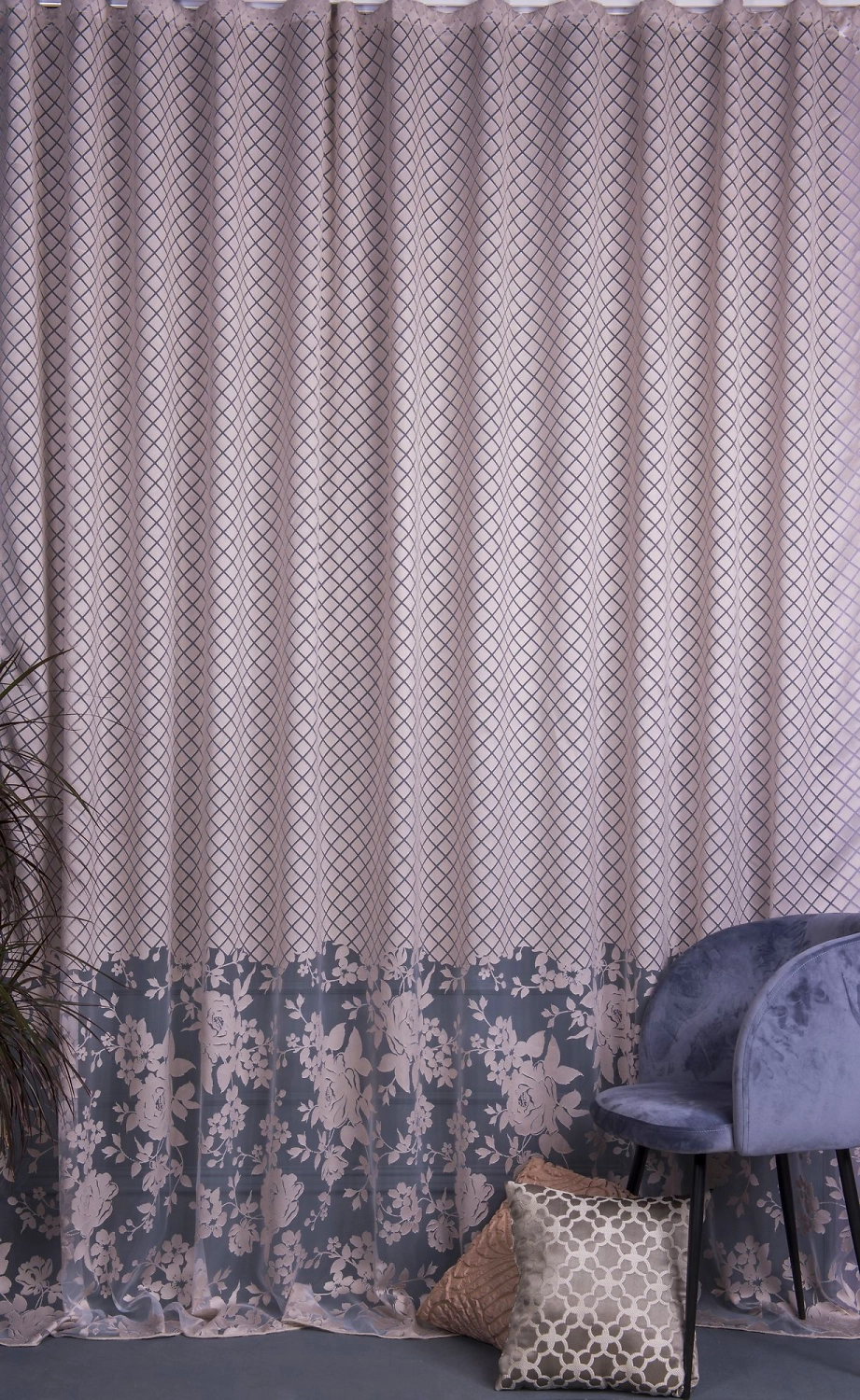 Штора тюлевая MIAMOZA бежевая