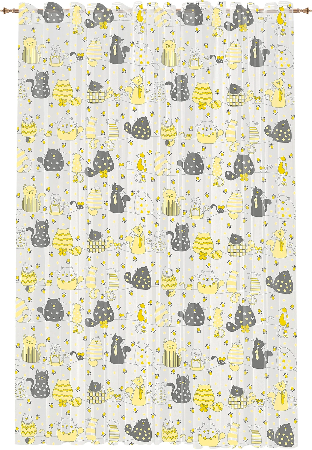 Штора тюлевая Miamoza CAT S18674663 300х270 см