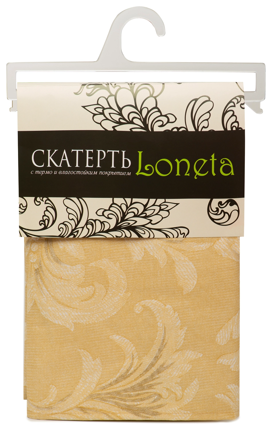 Скатерть Mori Loneta венеция коричневая 140х180 см