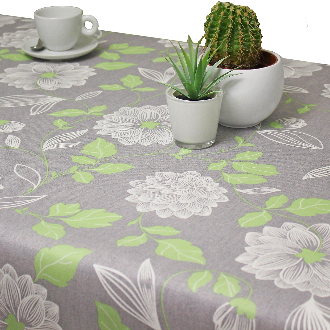 Клеенка Protec Textil Alba вивьен серая 140 см