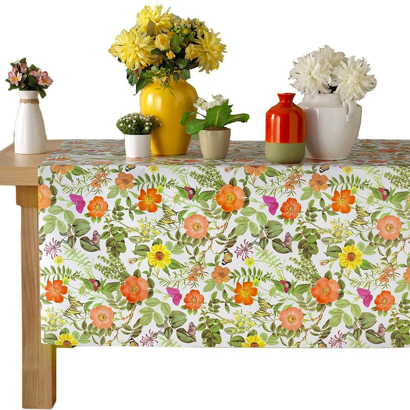 Клеенка Borsa Sale & Pepe Росселина белая ПВХ 140 см