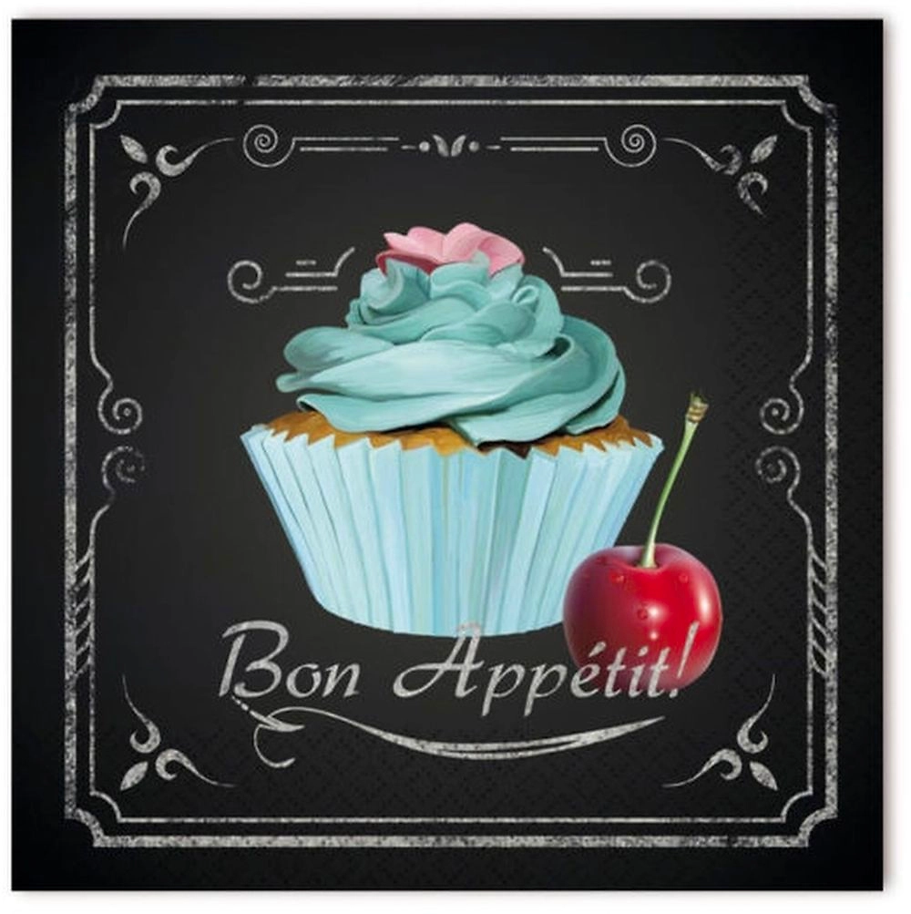 Салфетки бумажные bon appetit 3 слоя 24х24 см