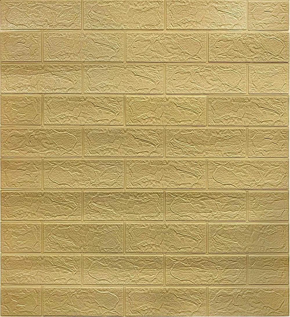 Панель ПВХ листовая Кирпич песочный 770х700х3 мм