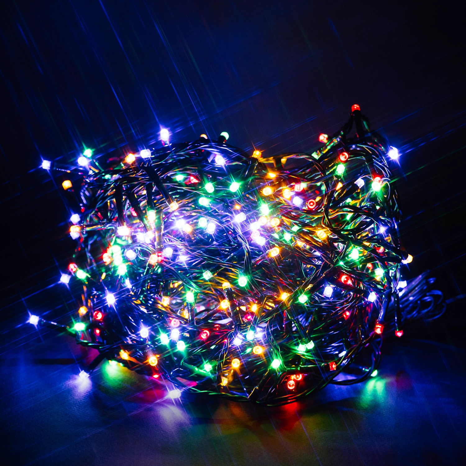 Гирлянда нить 400 LED многоцветная 29,9 м