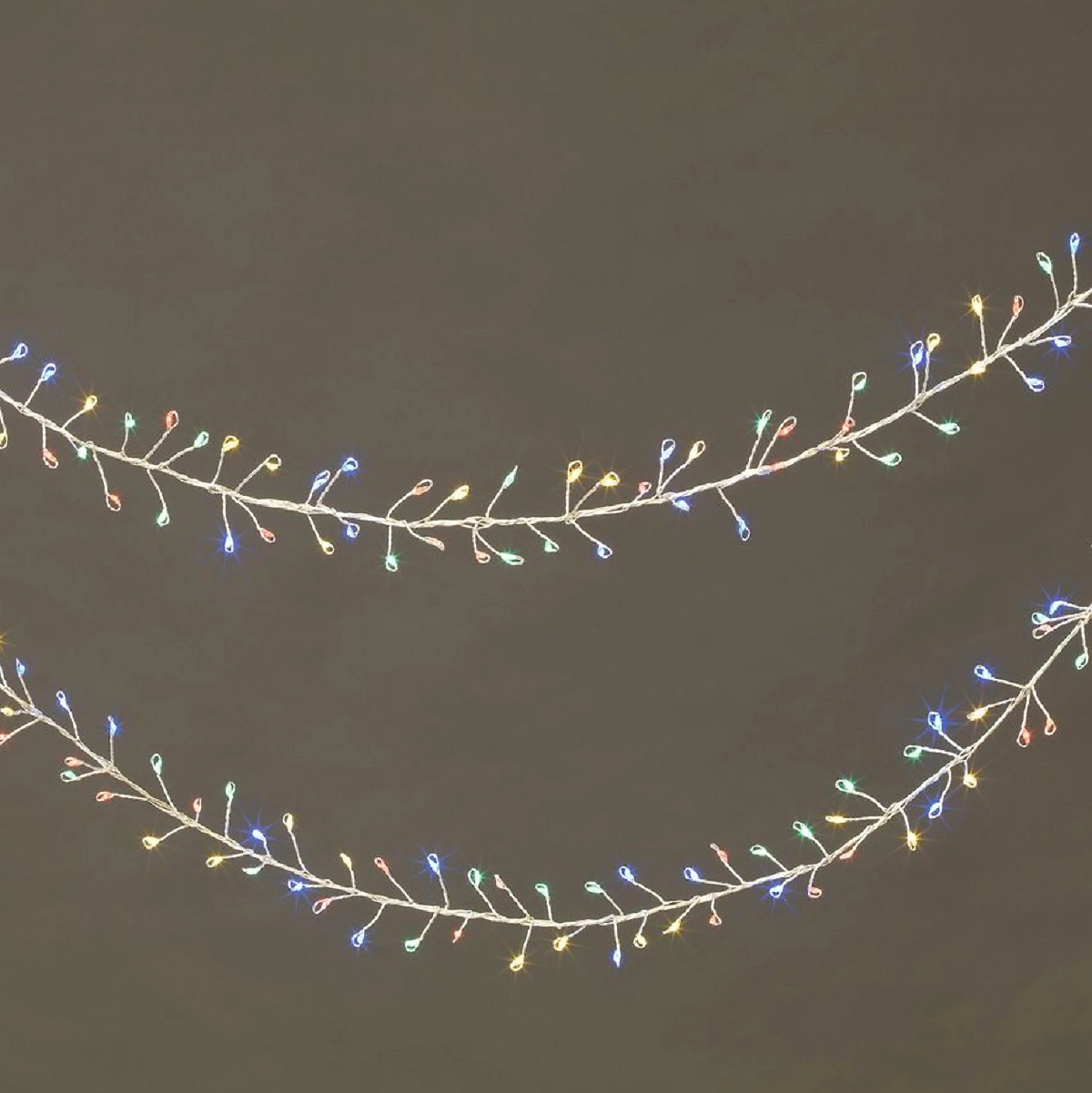 Гирлянда кластер 240 LED мультиколор 2,4 м