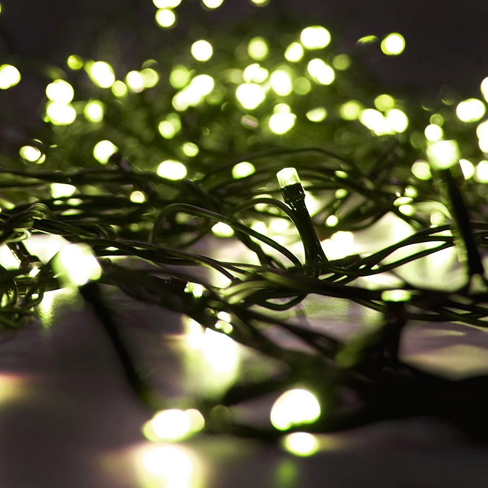 Гирлянда нить SH LIGHTS 120 LED теплый белый 12 м