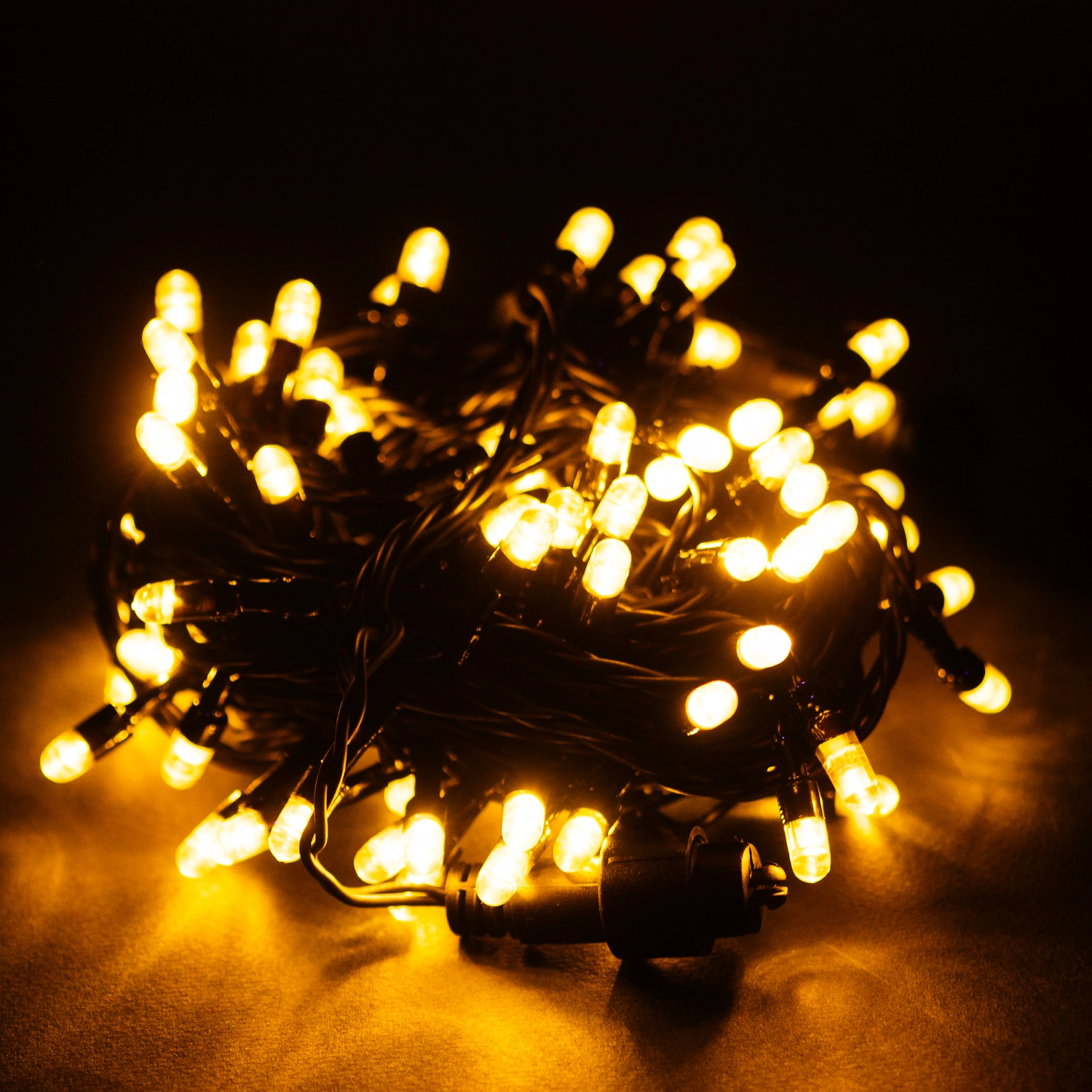 Гирлянда нить SH Lights 100 LED теплый белый 10 м RB-LD100-WW-E