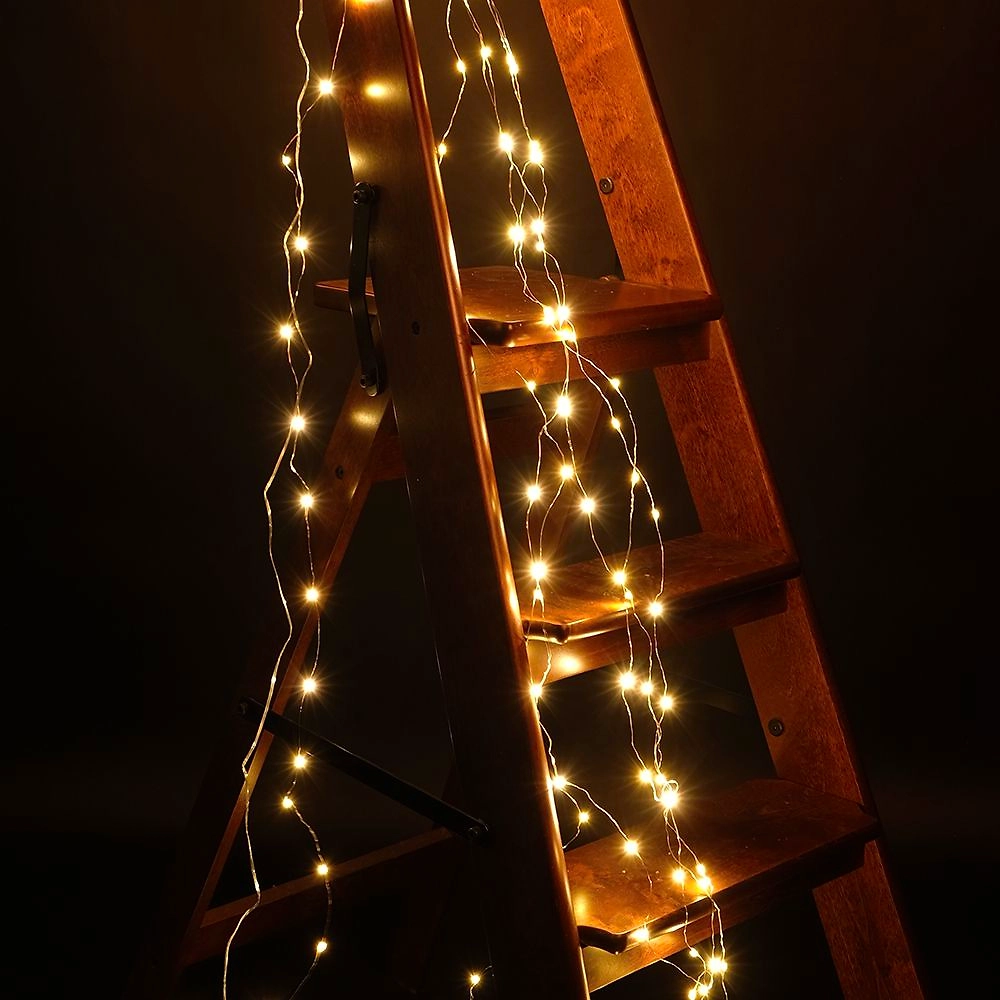 Гирлянда занавес SH LIGHTS 400 LED теплый белый 150х200 см