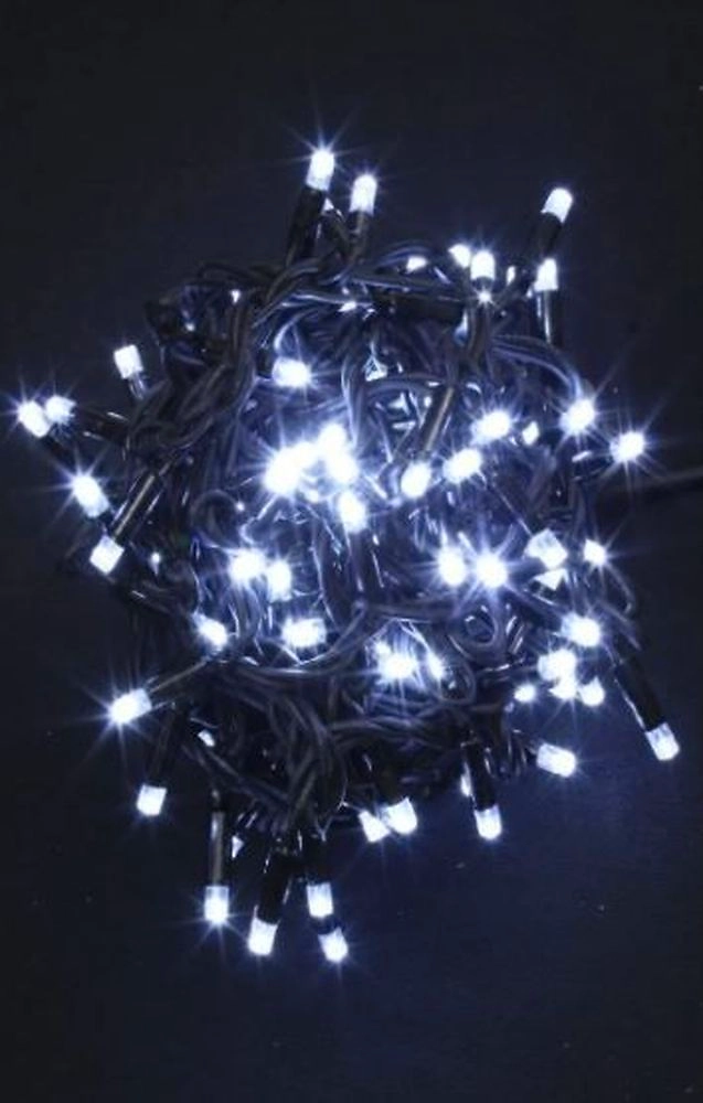 Гирлянда светодиодная новогодняя белая 10 м
