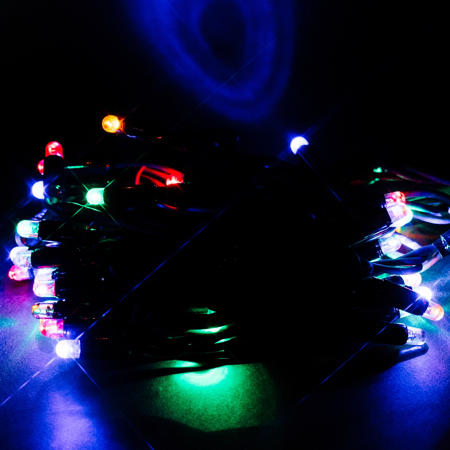 Гирлянда нить Glos мультиколор 5 м