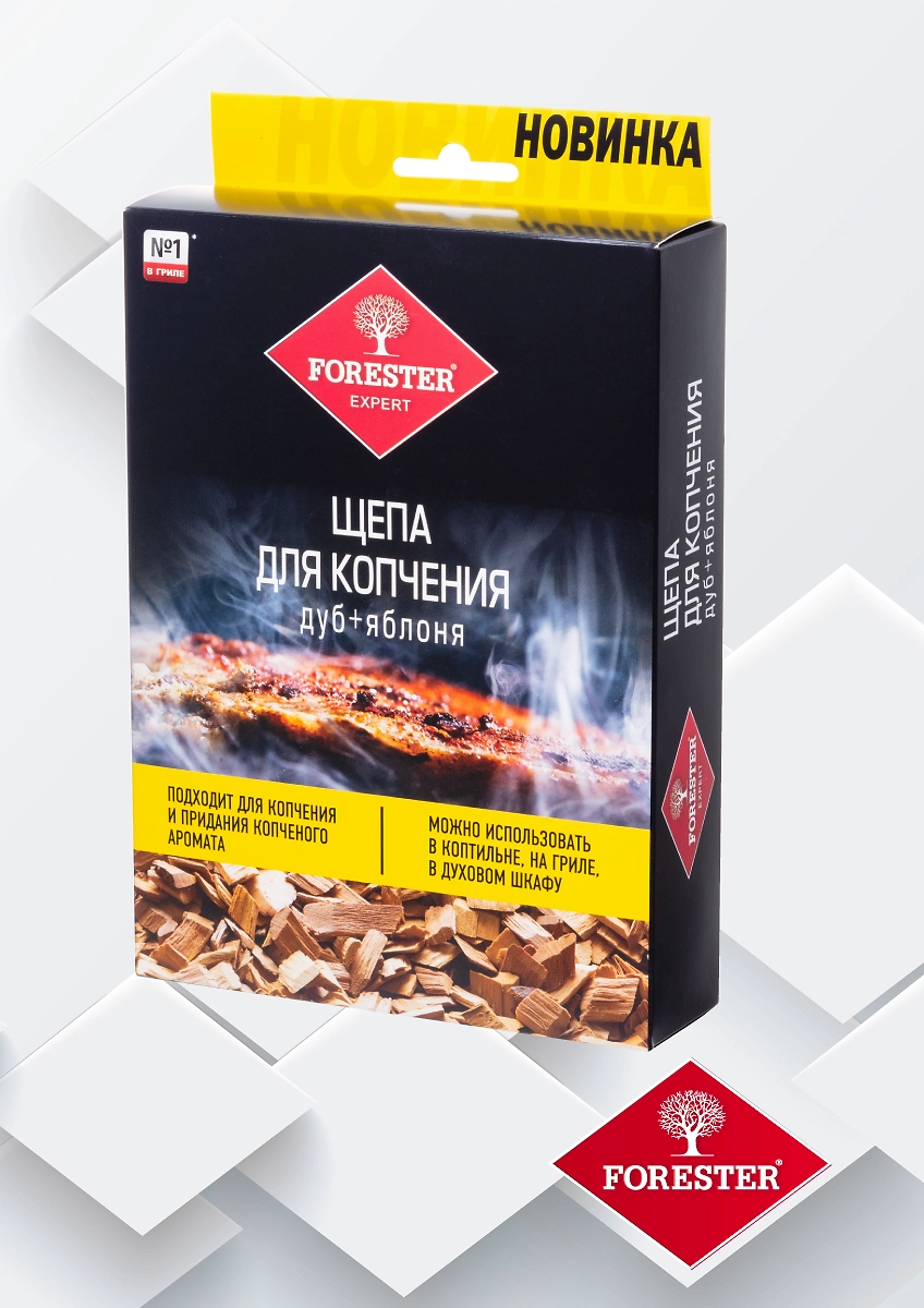 Щепа для копчения Forester дубовая 0,1 кг