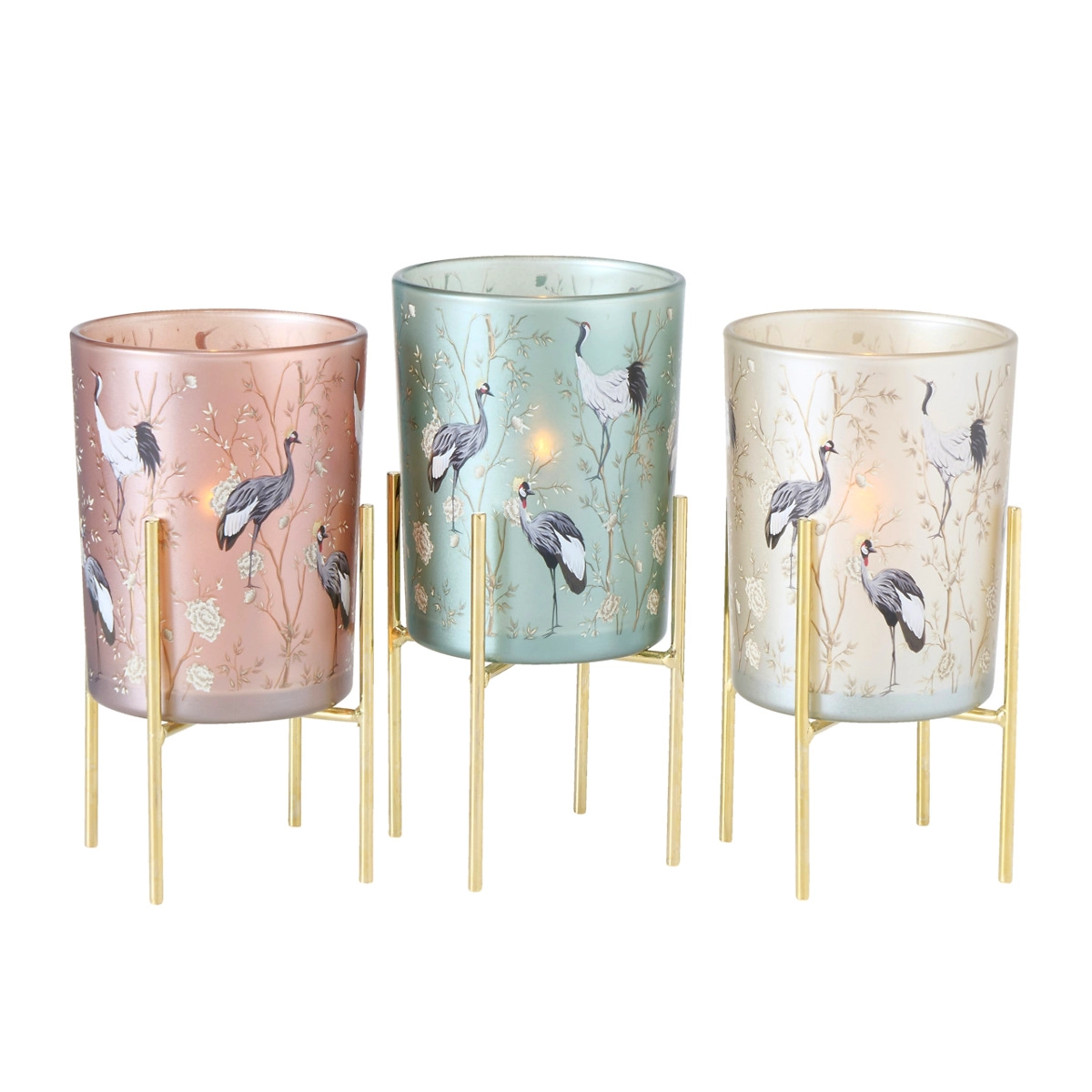 Подсвечник стеклянный Krano в ассортименте 20 см