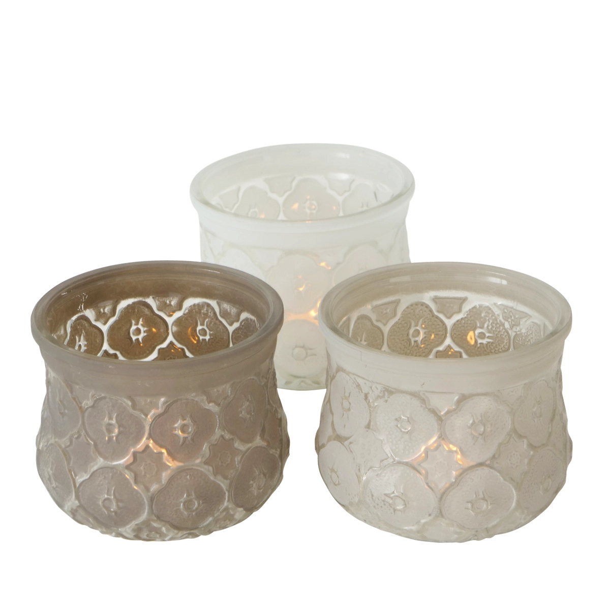 Подсвечник стеклянный Tunis в ассортименте 9 см