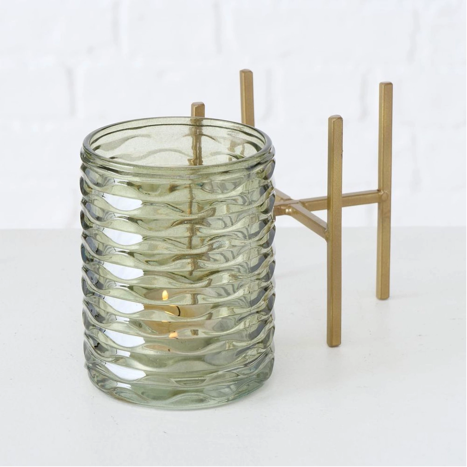 Подсвечник Boltze BoLito стекло 9x16 см