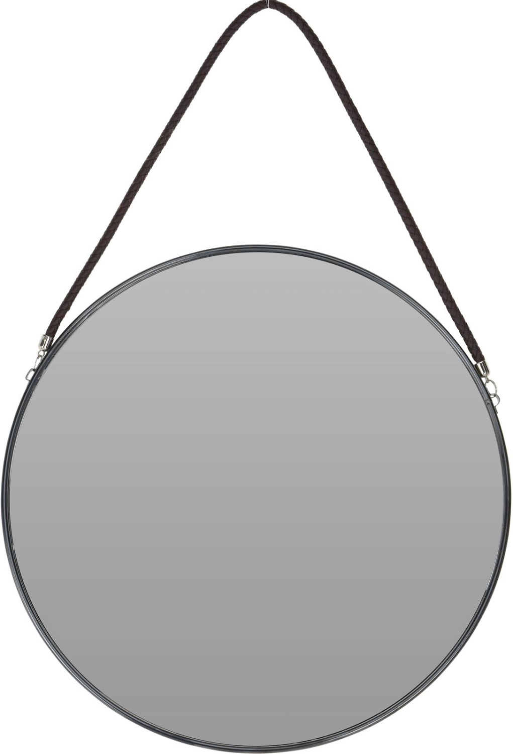 Зеркало подвесное стекло черное 38 см