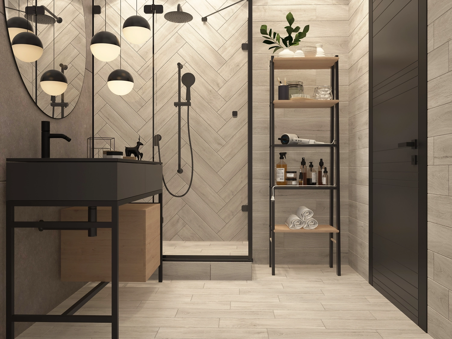 Керамогранит Unitile Life OAK GREY 12,5x50 см