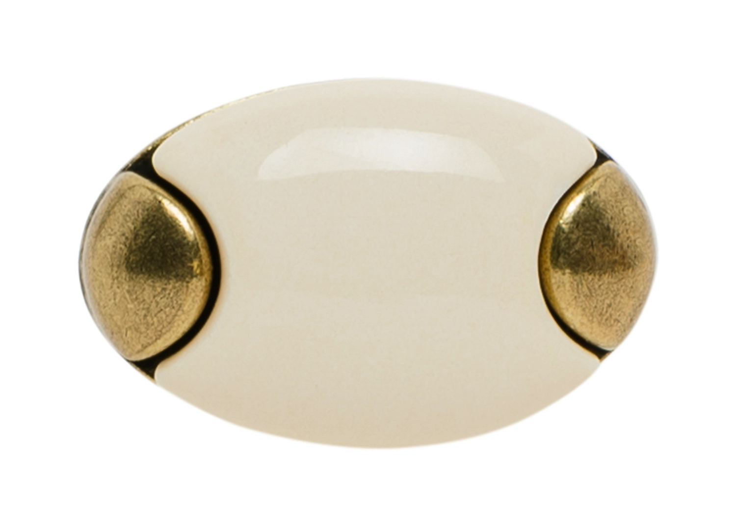 Ручка-кнопка с фарфором оксидированная бронза KERRON KF05-10 OAB 