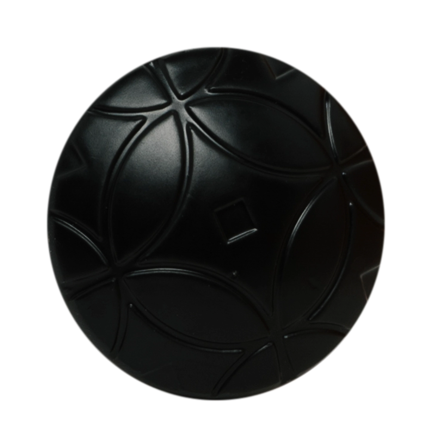 Ручка-кнопка матовый черный KERRON RK-103 BL 