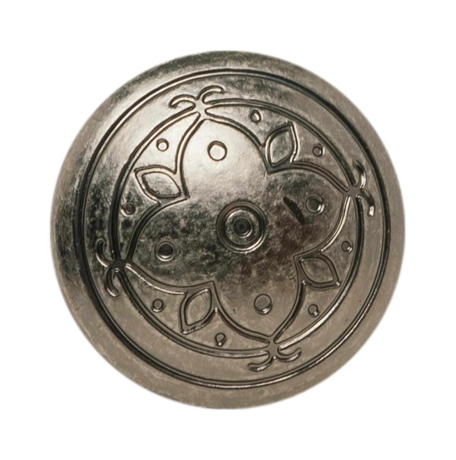 Ручка-кнопка чернёный старинный цинк KERRON RK-102 BAZ 