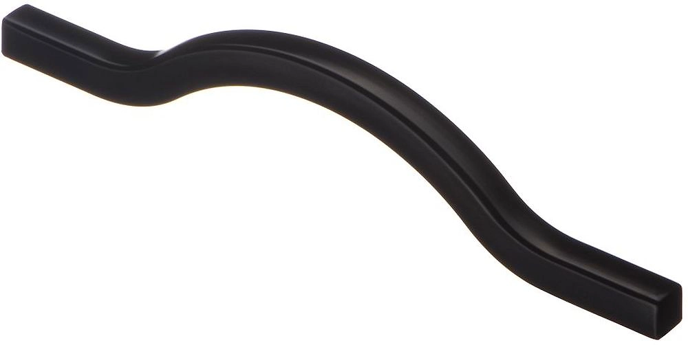 Ручка-скоба 96 (128) мм матовый черный KERRON S-2400-96(128) BL 