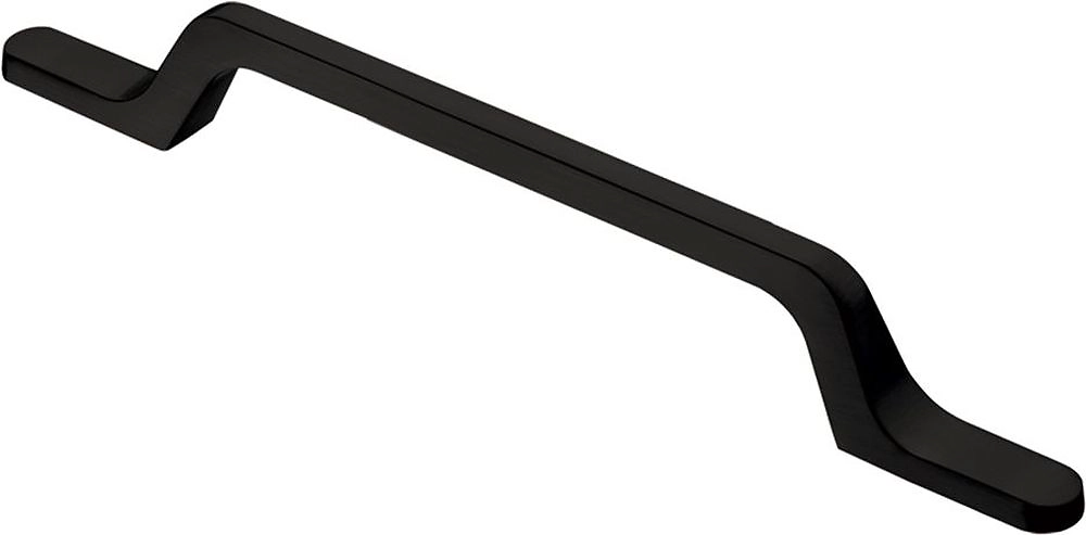 Ручка-скоба 128 мм матовый черный KERRON S-2430-128 BL